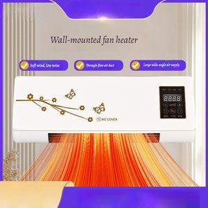 <span class=keywords><strong>Petit</strong></span> radiateur mobile <span class=keywords><strong>mural</strong></span> USB à piles avec télécommande, protection contre la surchauffe PTC, classe d'efficacité énergétique - Product Image 2