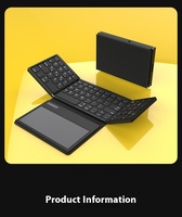 Keyboard nirkabel Universal, Touchpad ABS USB tiga sistem, Dome eksternal, nirkabel Kulit Untuk Laptop ponsel PC BT