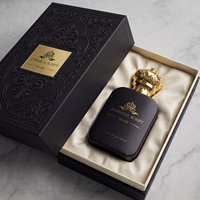 Nouveau produit, flacon de parfum de luxe personnalisé, flacon de parfum en verre de 100 ml, flacon vaporisateur personnalisé avec bouchon en métal pour parfum, 30 ml, 50 ml