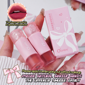 ลิปครีมเนื้อแมทกำมะหยี่ ติดทนนาน ไม่ติดแก้ว สีแดงนู้ด ขายส่ง - Product Image 4