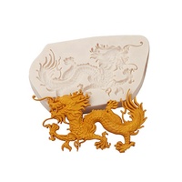 Chinesischer Drache Fondant Silikon form Kuchen Dekoration Silikon form Kuchen Werkzeug