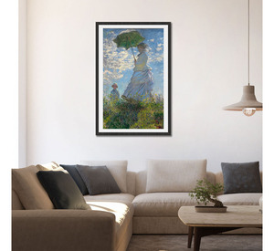 Người phụ nữ với một cây dù của <span class=keywords><strong>Claude</strong></span> <span class=keywords><strong>Monet</strong></span>, 3D in với kết cấu và nét vẽ trông giống như bức tranh sơn dầu - Product Image 2