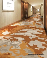 Tapis moelleux tufté 80% laine 20% soie pour hôtels et salons, écologique, résistant à l'eau et lavable, antidérapant