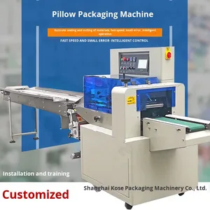 Máquina Automática para Llenar Bolsas de Alimentos, para Pastel de <span class=keywords><strong>Espino</strong></span>, Arcilla de Color, Almohada Horizontal, Shisha, Fácil Operación - Product Image 4