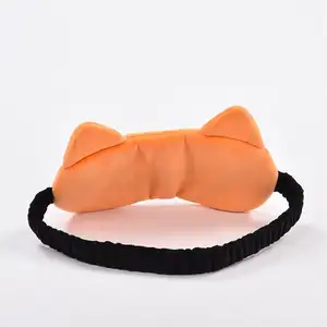 Máscara ocular personalizada Super Soft Light Conforto Viagem Eye mask Plush Sleep eye mask