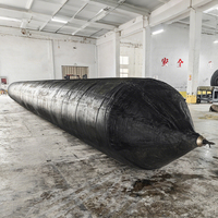 Airbag marin en caoutchouc haute pression anti-éclatement, 5 à 15 couches, diamètre personnalisé, gonflable naturellement pour le levage et les opérations de récupération