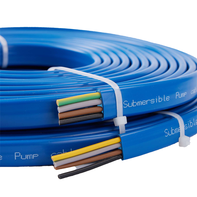 Wholesale Submersible Well Pump Cable Flexible Deep Well Pump PVC Insulation Copper Conductor Elevator Application IP68 450/750V