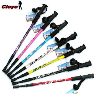 ไม้เท้าเดินป่า Cleye Trekking Stick 6061 อลูมิเนียมอัลลอยด์ 3 ท่อน น้ำหนักเบา ด้ามจับตรง ปลายโลหะ หลายสี - Product Image 2