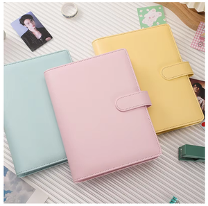A5 Album Classeur Photocards Couverture Kpop Album <span class=keywords><strong>Photo</strong></span> Simple Photocard Classeur Recueillir <span class=keywords><strong>Livre</strong></span> Album à feuilles mobiles Scrapbook Carte Classeur - Product Image 1