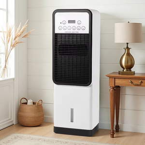 <span class=keywords><strong>พัดลม</strong></span>แอร์เคลื่อนที่ ระบบทำความ<span class=keywords><strong>เย็น</strong></span>ด้วยน้ำ แบบระเหย ใช้กับน้ำแข็ง ถังขนาดใหญ่ ลมแรง เหมาะสำหรับหอพักและใช้ในบ้าน - Product Image 1