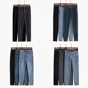 Jeggings en jean déchirés et usés pour <span class=keywords><strong>femme</strong></span>, taille haute, extensibles, respirants, coupe skinny, style décontracté - Product Image 3