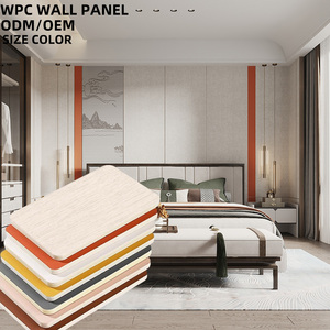 Chất lượng cao không thấm nước thân thiện <span class=keywords><strong>WPC</strong></span> Tấm tường tùy chỉnh kích thước hiện đại <span class=keywords><strong>WPC</strong></span> Tấm tường trang trí - Product Image 1