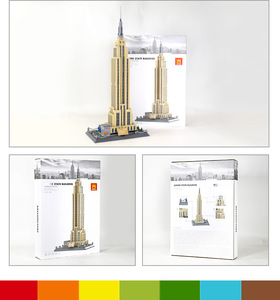 Wange 5212 1559PCS Série Architecture Mondiale USA New York The <span class=keywords><strong>Empire</strong></span> Building Modèle en Briques Jouet Éducatif Technique Cadeau de Festival - Product Image 5