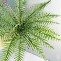 Daun Pakis Buatan, Rumput Persia, Aksesoris Dinding Tanaman, Bahan Penghijauan, DIY Lanskap, Dekorasi Rumah Kantor