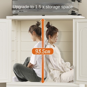 Organizador de Ropa Plegable de Plástico de Gran Capacidad, Muebles para el Hogar, Estantes de <span class=keywords><strong>Armario</strong></span> para Almacenamiento de Ropa para Dormitorio - Product Image 3