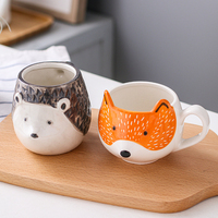 Taza de cerámica personalizada de dos tonos de 15oz con cuchara, reutilizable, Apto para lavavajillas y microondas, regalo personalizado