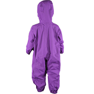Combinaison de pluie pour enfants en polyester respirant de haute qualité, imperméable, pour tout-petits, combinaison de pluie une pièce pour bébé - Product Image 3