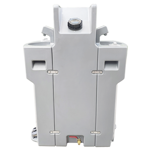 Gran oferta, lavabo móvil, bomba de <span class=keywords><strong>pie</strong></span>, estación de lavado de manos portátil <span class=keywords><strong>con</strong></span> ruedas, lavabo portátil para exteriores - Product Image 1