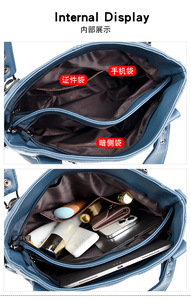 Bolsos cruzados de diseño de moda, bolsos de hombro de cuero PU de alta calidad, bolsos de mano casuales de lujo para mujer - Product Image 5
