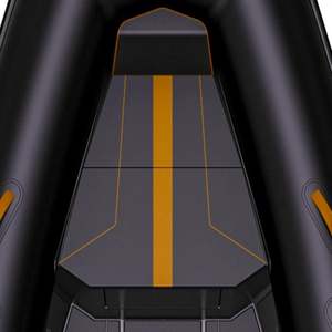 REACHSEA LUX550 bateau en aluminium 16ft bateau de pêche Hypalon rigide coque profonde en V 8 personnes Pvc navigateur gonflable bateau de sauvetage - Product Image 3