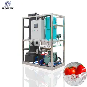 Robin hochwertige 5 Tonnen/24 Stunden Eisrohr Eismaschine Luftkühlung reines Wasser Essbar zum Essen