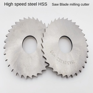 TGS 75MM couteau dentelé de qualité industrielle lame de scie circulaire pour papier tube plastique <span class=keywords><strong>film</strong></span> carton écraser coupe - Product Image 2