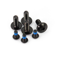 Vis à tête boutonnée ISO7380 en gros, vis à six pans creux en acier oxydé noir conformes RoHS, vis à tête cylindrique Torx DIN