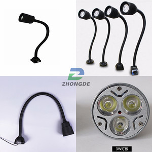 Đèn LED Làm Việc Ống Cổ Ngỗng Linh Hoạt IP66 Máy Công Cụ Máy Tiện Đèn Chống Nước Universal Cánh Tay Dài 900 Lumens 7W 120 Volt 12000 - Product Image 2