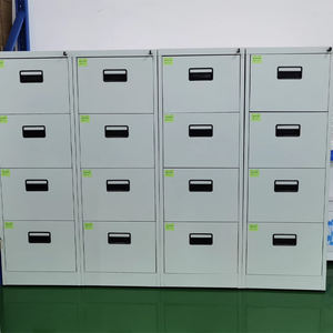 ตู้เก็บเอกสารโลหะ4ลิ้นชักแบบล็อคได้เฟอร์นิเจอร์สำนักงานบ้านจัดเก็บแนวตั้ง - Product Image 3