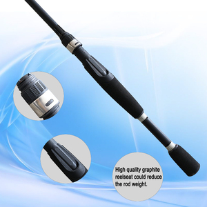 Ensemble de <span class=keywords><strong>pêche</strong></span> OEM 6' Fast Action Walleye & Carp Combo, <span class=keywords><strong>canne</strong></span> et <span class=keywords><strong>moulinet</strong></span> 2 pièces en graphite composite et fibre de verre, 1/16-1/4oz, 4-15lb - Product Image 2