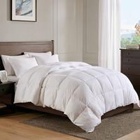 100% coton tissu linge de lit couette ensemble couette microfibre remplissage blanc hôtel couette