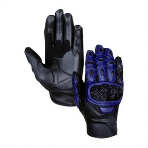 <b>Leather</b> Racing <b>Gloves</b>, New Style Full Finger Motorbike <b>Gloves</b> Summer Motorcycle Long <b>Gloves</b> for <b>Men</b> - Product Image 1