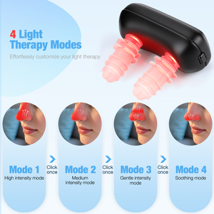 Uoyo Tragbares 650nm Rotlicht Nasen-Physiotherapiegerät - Gegen Schwellungen & zur Förderung der Durchblutung, Linderung von Nasenbeschwerden - Product Image 3
