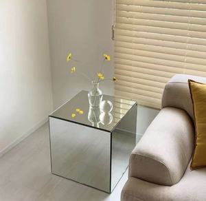 Bàn trà nhỏ hình khối acrylic phong cách hiện đại của Wisemax Furniture, bàn trà hình vuông gương thông minh sáng tạo cho nội thất gia đình - Product Image 4
