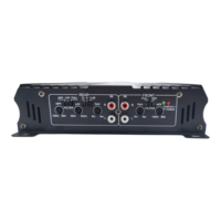Amplificateur 4 canaux AB Subwoofer Amplificateur de voiture 4*100W 2200W MAX Classe D Amplificateur de voiture en aluminium Gamme complète Classe D Amplificateur audio de voiture