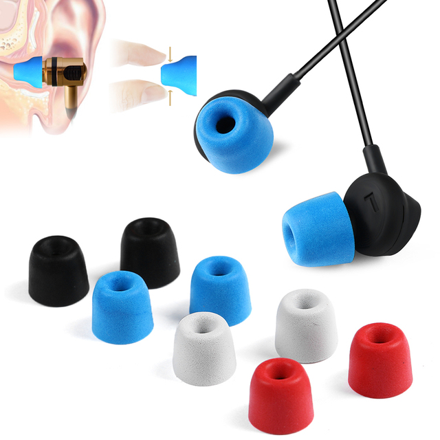 Factory Price Ear Tips T100 T200 T300 T400 Memory Foam Earbuds Earmuffs Noise Isolating Replacement Eartip Accessories