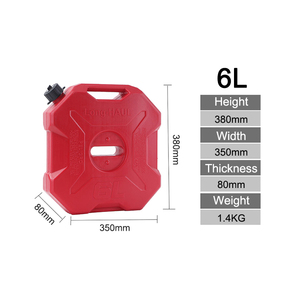 GARIDA Réservoir d'huile Tambour d'huile léger Voiture Seau de rechange Jerry Can Plastique Assurance qualité personnalisée Extérieur 3L 5L 6L 10L Essence - Product Image 4