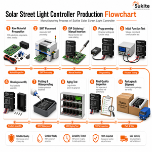 Controlador <span class=keywords><strong>de</strong></span> Carga <span class=keywords><strong>Solar</strong></span> Sukite Stable Boost 3219-CK 3.2V 20W 15A para Alumbrado Público con Energía <span class=keywords><strong>Solar</strong></span> - Product Image 6