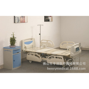 เตียงไฟฟ้าสำหรับโรงพยาบาล Hengrui รุ่น HR-851 ABS เตียง ICU ห้าฟังก์ชั่น สำหรับใช้ในโรงพยาบาล - Product Image 4
