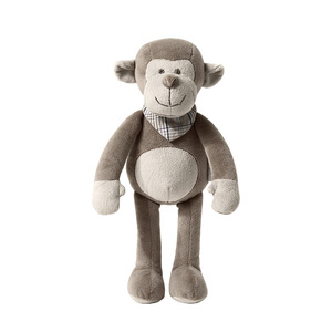 Nuevo Peluche de <span class=keywords><strong>Mono</strong></span> con Bufanda Marrón, Peluche de Pelo Corto con Cuentas Ponderadas, Relleno de Algodón PP, Día de San Valentín, Unisex, 3 Años, 11-30cm - Product Image 5