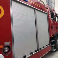 Volets roulants électriques modernes anti-ouragan avec construction en acier fini, portes et fenêtres extérieures anti-collision, sur mesure