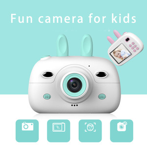 Écran IPS de 2.4 pouces 1800W lapin enfants caméra jeux numériques caméra jouet caméscope pour enfants caméra à double objectif numérique L9 - Product Image 5