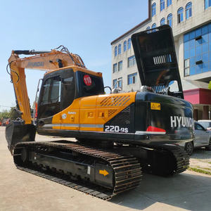 Excavadora de cadenas Hyundai 220LC-9S usada de servicio pesado con motor Cummins, modelo 2022, componentes originales en venta - Product Image 2