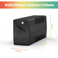Onduleur à onde sinusoïdale simulée 450VA 12V avec affichage LED, alimentation sans interruption pour la maison