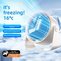 Ventilateur de circulation d'air USB de bureau, 5 vitesses, 154x80x167mm, petit, silencieux, forte puissance de ventilation, modèle Z8 pour dortoirs d'étudiants et bureaux