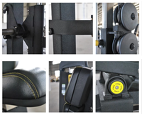 Appareil de musculation pour le dos, banc romain, machine commerciale pour l'extension dorsale, position assise à 45 degrés