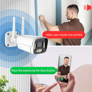 Regis Camhi 5MP cangkang logam lampu sorot inframerah kamera <span class=keywords><strong>IP</strong></span> peluru tahan air kamera jaringan nirkabel <span class=keywords><strong>Wifi</strong></span> 8MP dengan sirene - Product Image 3