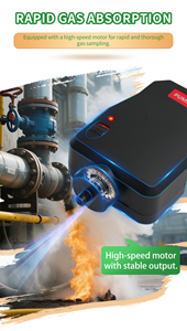 Detektor Gas 4 dengan Pompa Tambahan 3 Jenis Alarm Detektor Gas Alam Propana Metana Industri Rumah Detektor Gas Pompa - Product Image 2