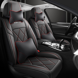Housse de siège de voiture Shadowline Full Surround, ensemble intérieur universel, confortable, en cuir, style professionnel, toutes saisons - Product Image 3