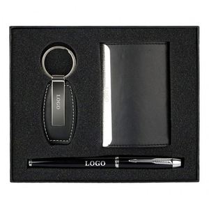 Set de Regalo Corporativo Ejecutivo con Logotipo Personalizado, con Tarjetero, Llaveros, Bolígrafo y Accesorios Tecnológicos para Clientes y Empleados - Product Image 6